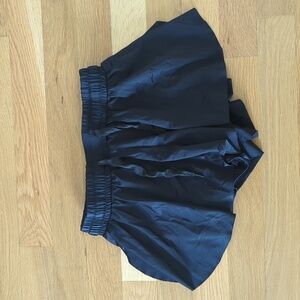 Black butterfly shorts, youth small